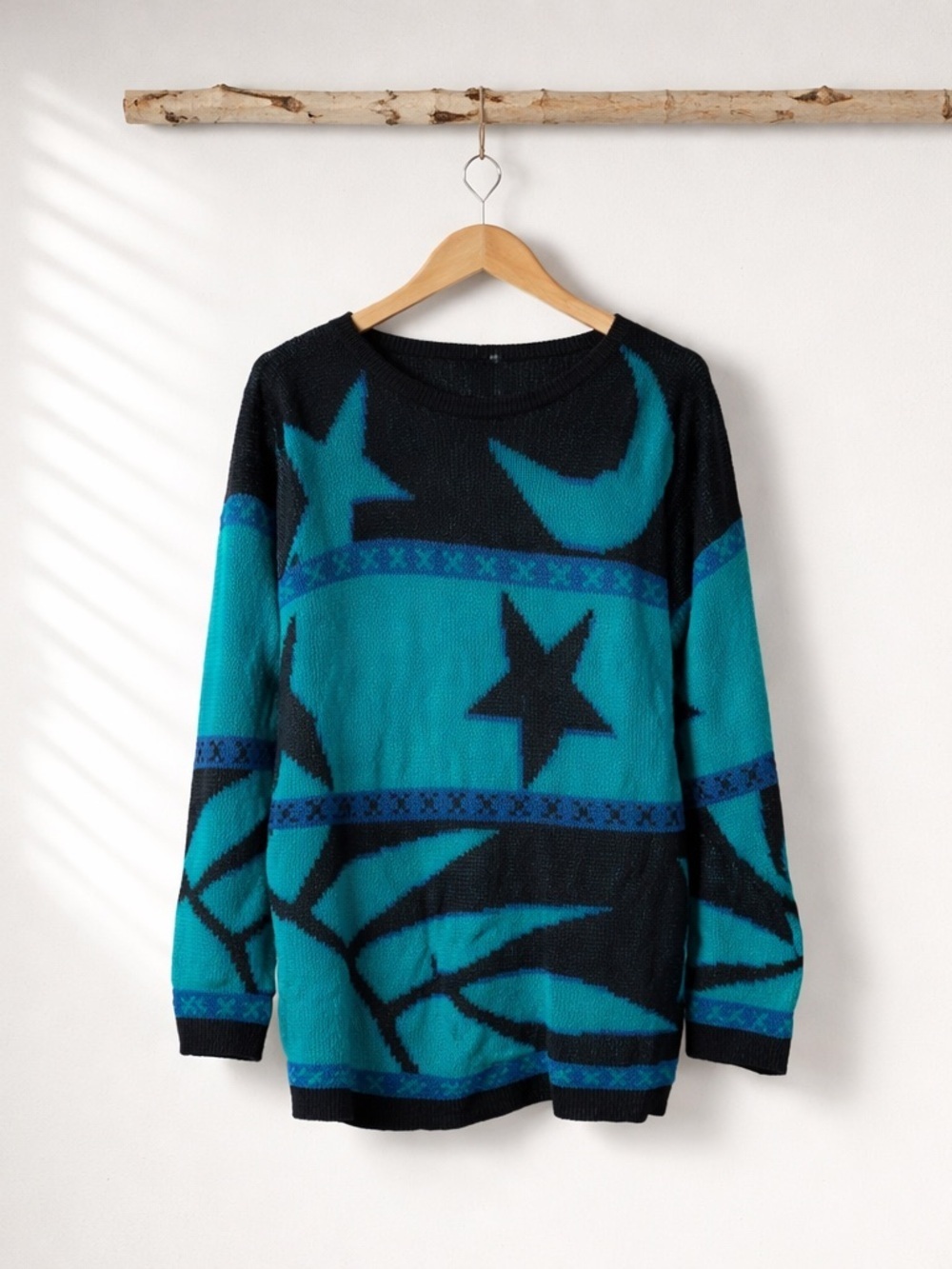Vintage Pattern Knit Sweater